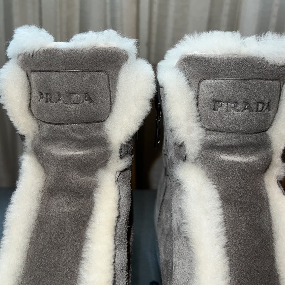Prada shearling booties - Picture 5 of 8